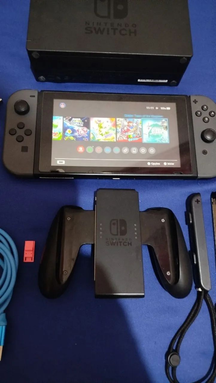 Nintendo Switch v1 desbloq 128gb - Foto 4