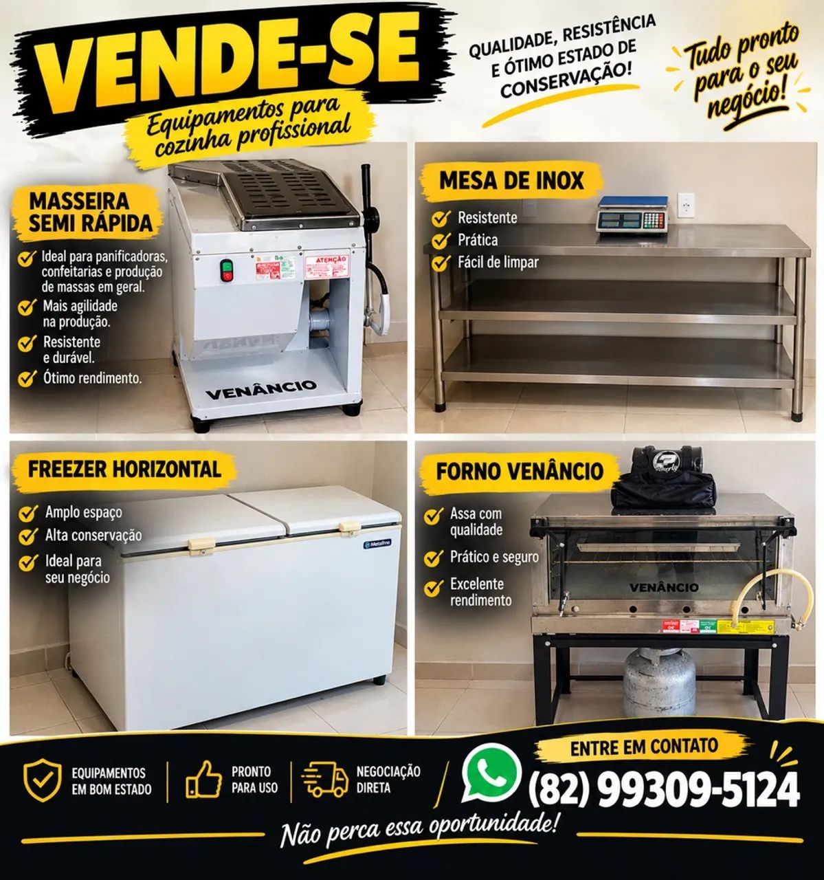 E quitamento para pastelaria 