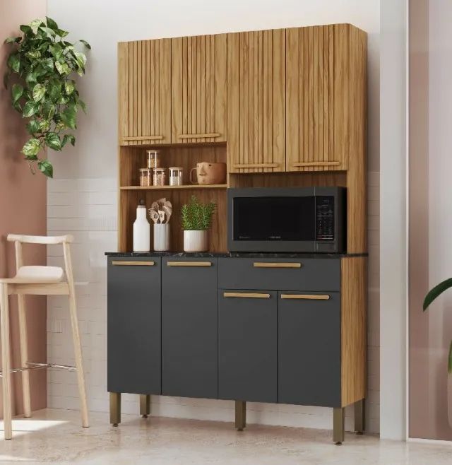 Armário de Cozinha 8 Portas Tannat (Novo) - Foto 3