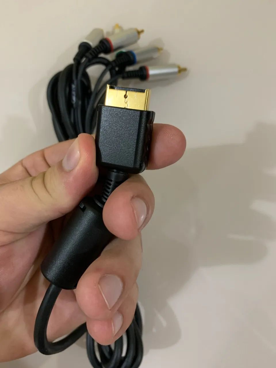 Cabo componente original ps3 e ps2. Muito novo!  - Foto 5