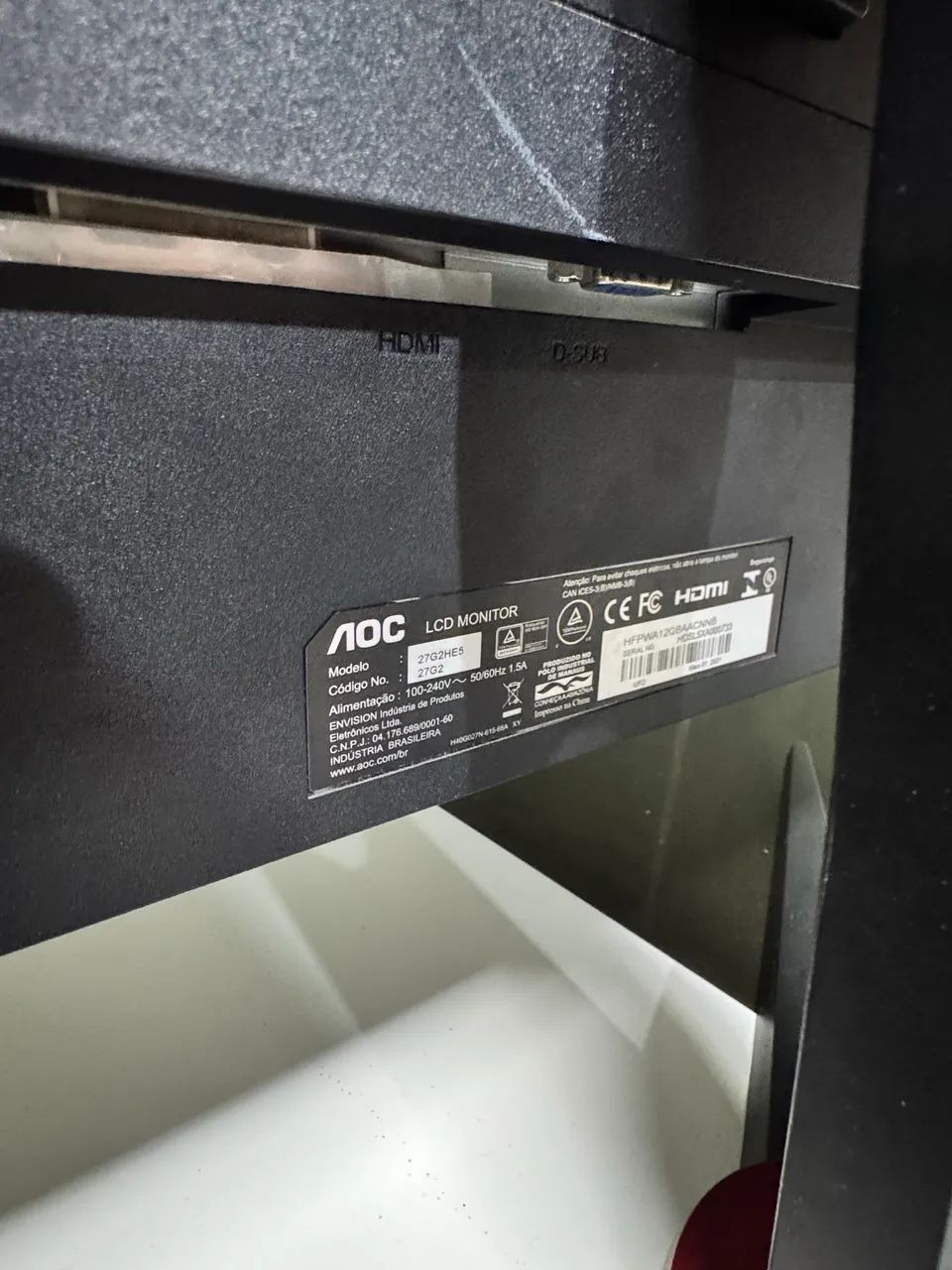 Monitor Gamer AOC 27 polegadas  - Foto 2