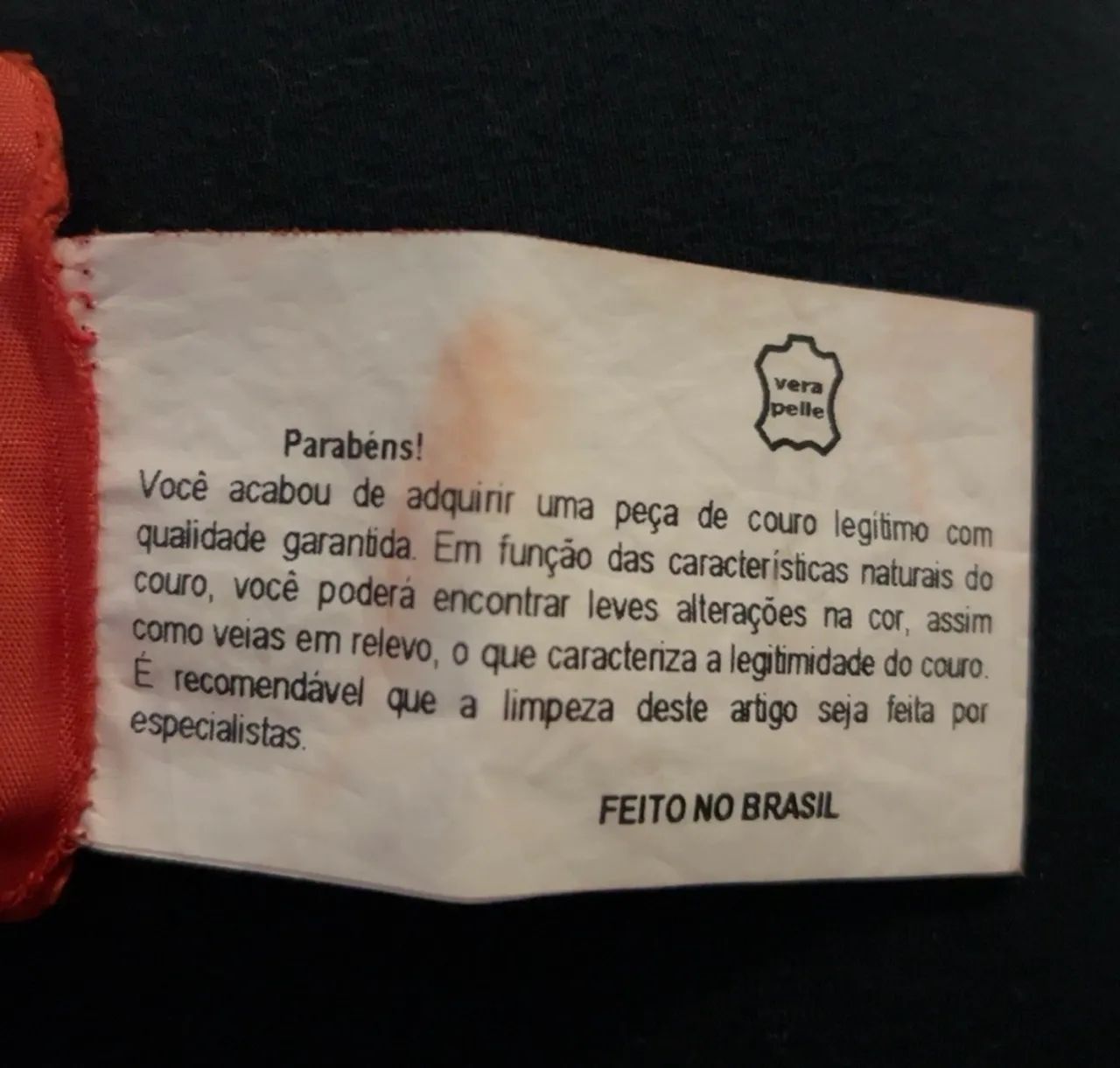 Calça de couro legítimo terracota  - Foto 5