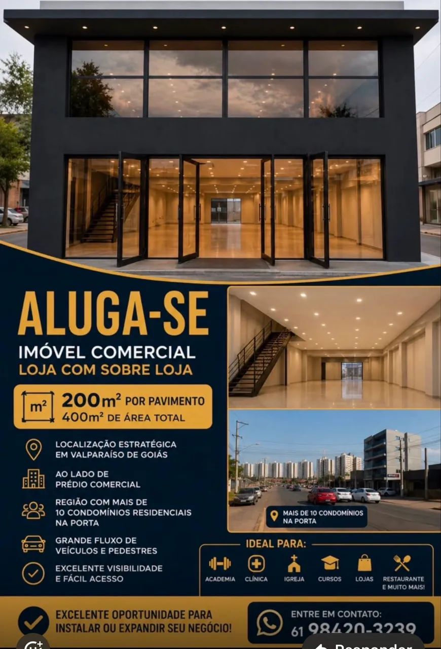LOCAÇÃO | IMÓVEL COMERCIAL ? 400 m² | VALPARAÍSO 1 - Foto 5