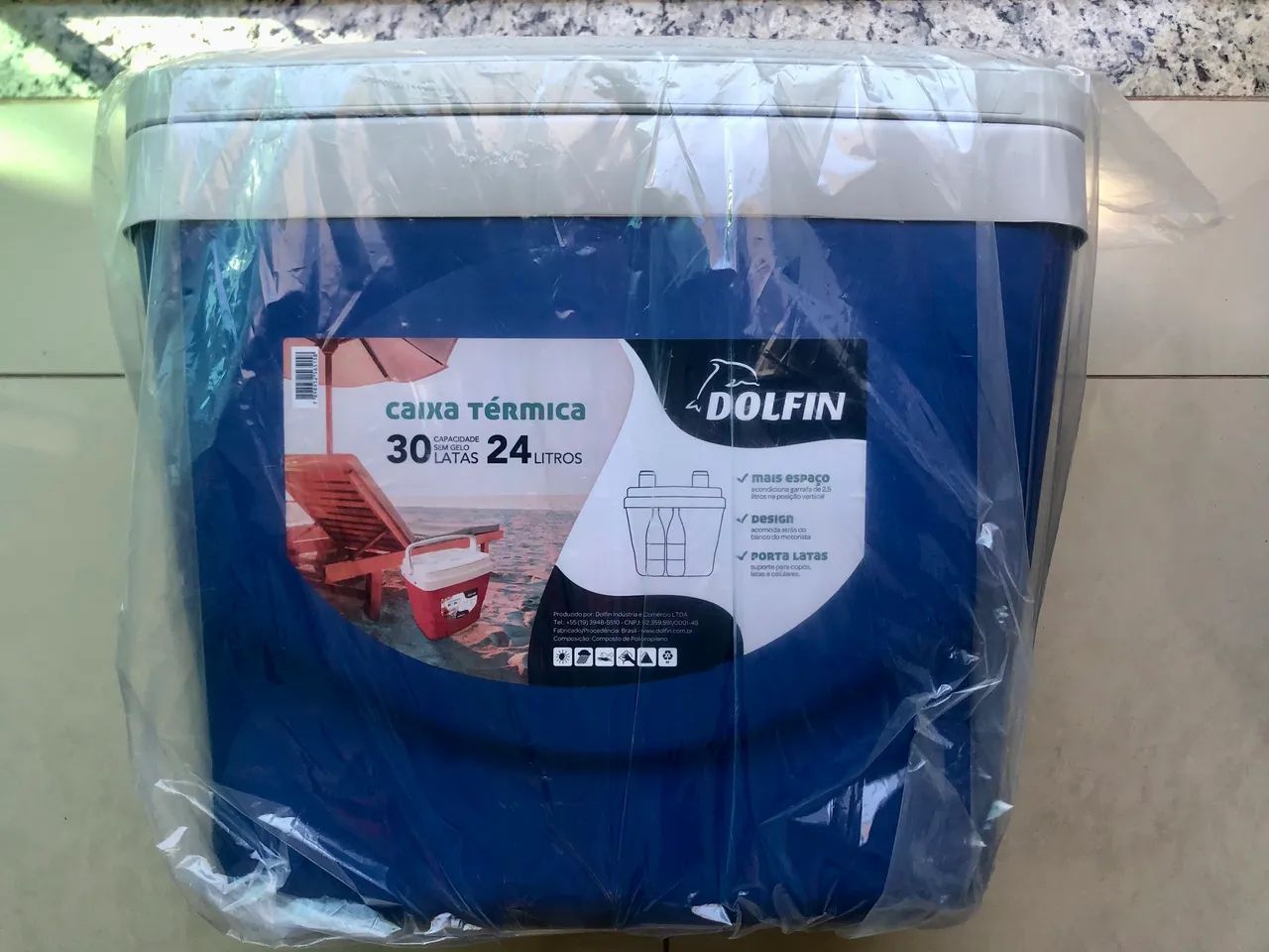 Caixa Térmica Dolfin, nova, 24 litros. - Foto 5