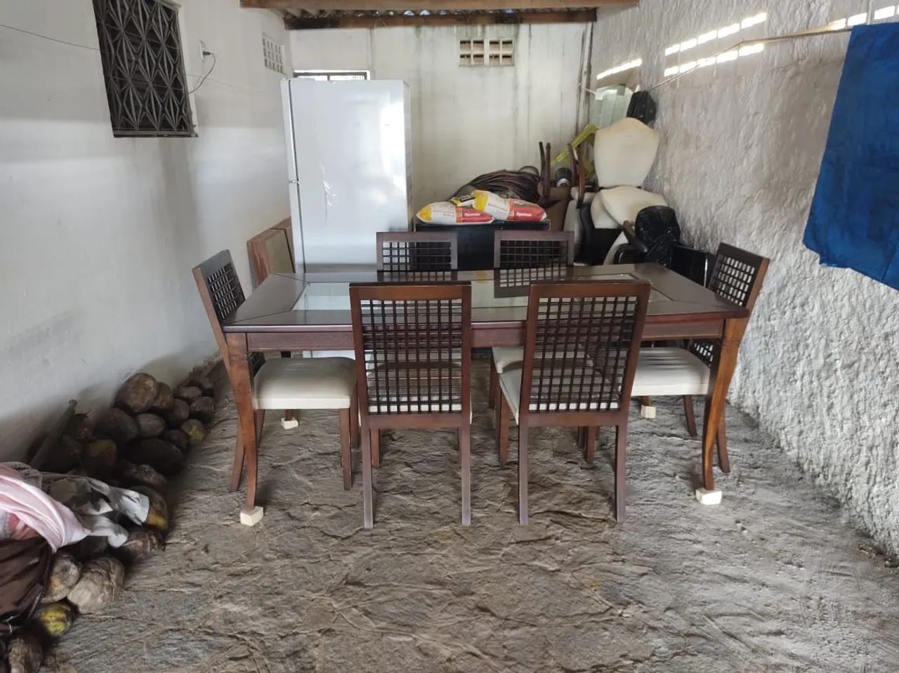 mesa grande de madeira 