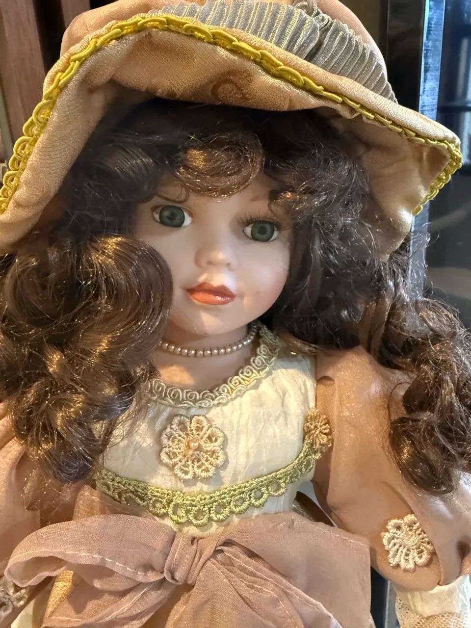 Boneca de porcelana maravilhosa!