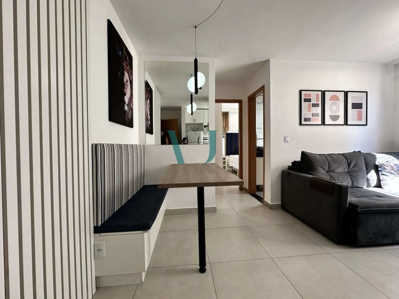 Apartamento para alugar em Campinas todo mobiliado, conta com 2 dormitórios, com lazer com - Foto 4