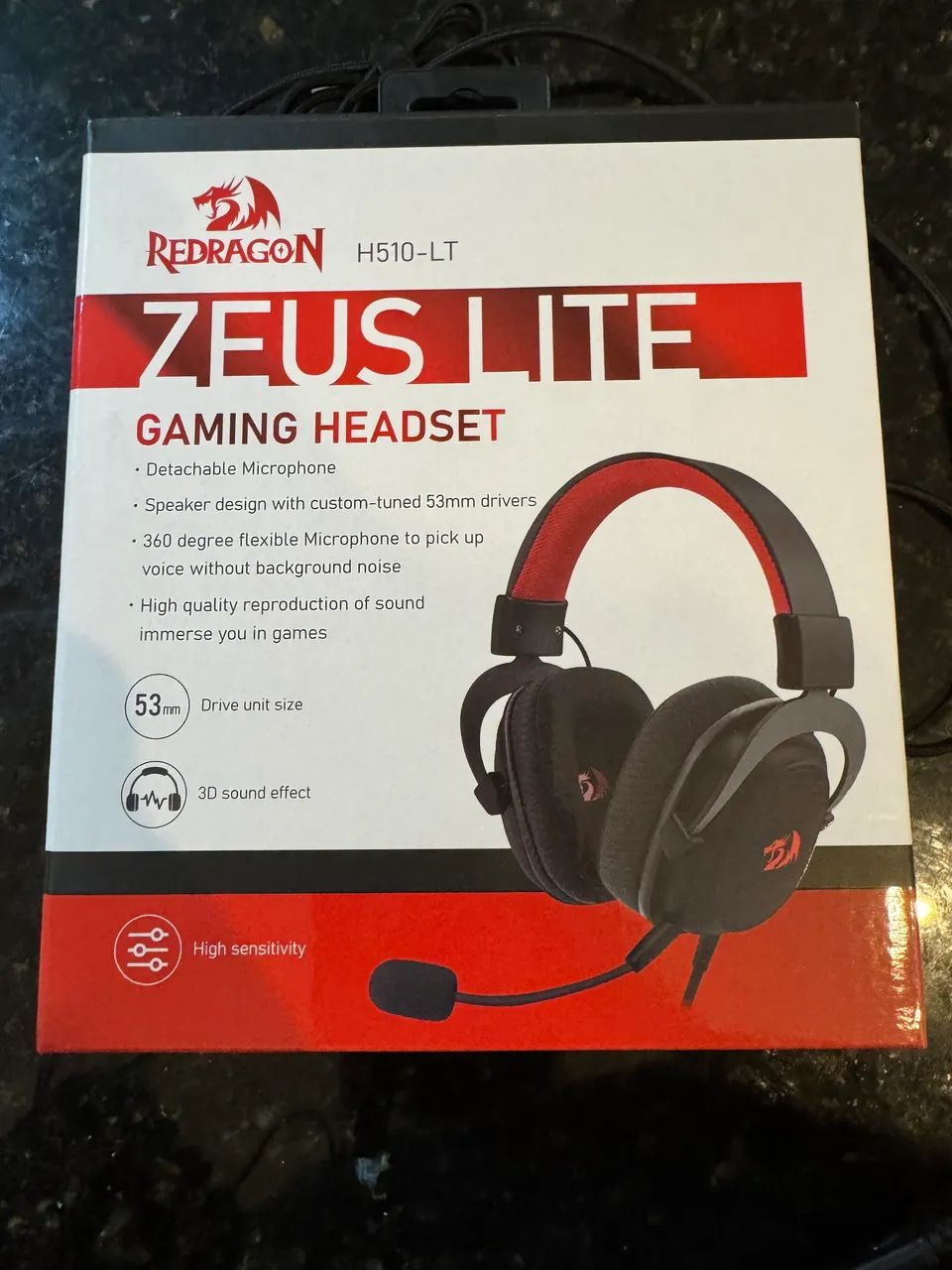 Headset Redragon Zeus Lite - Novo