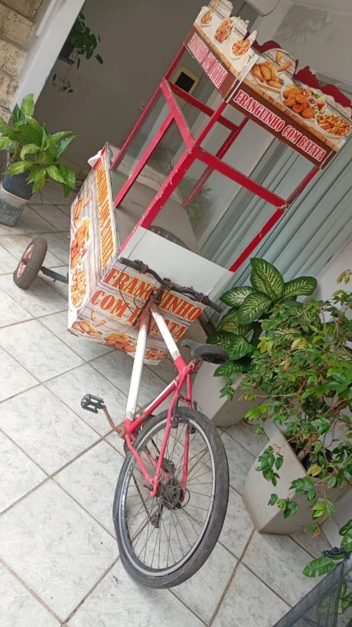 Carrinho móvel para montar seu próprio negócio.
