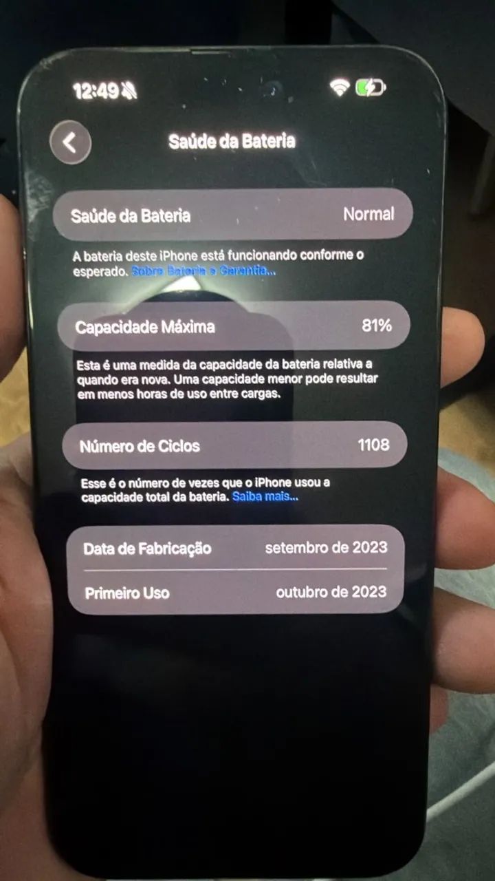 iPhone 15 Pro Max 512GB Titânio Preto com Caixa - Foto 2