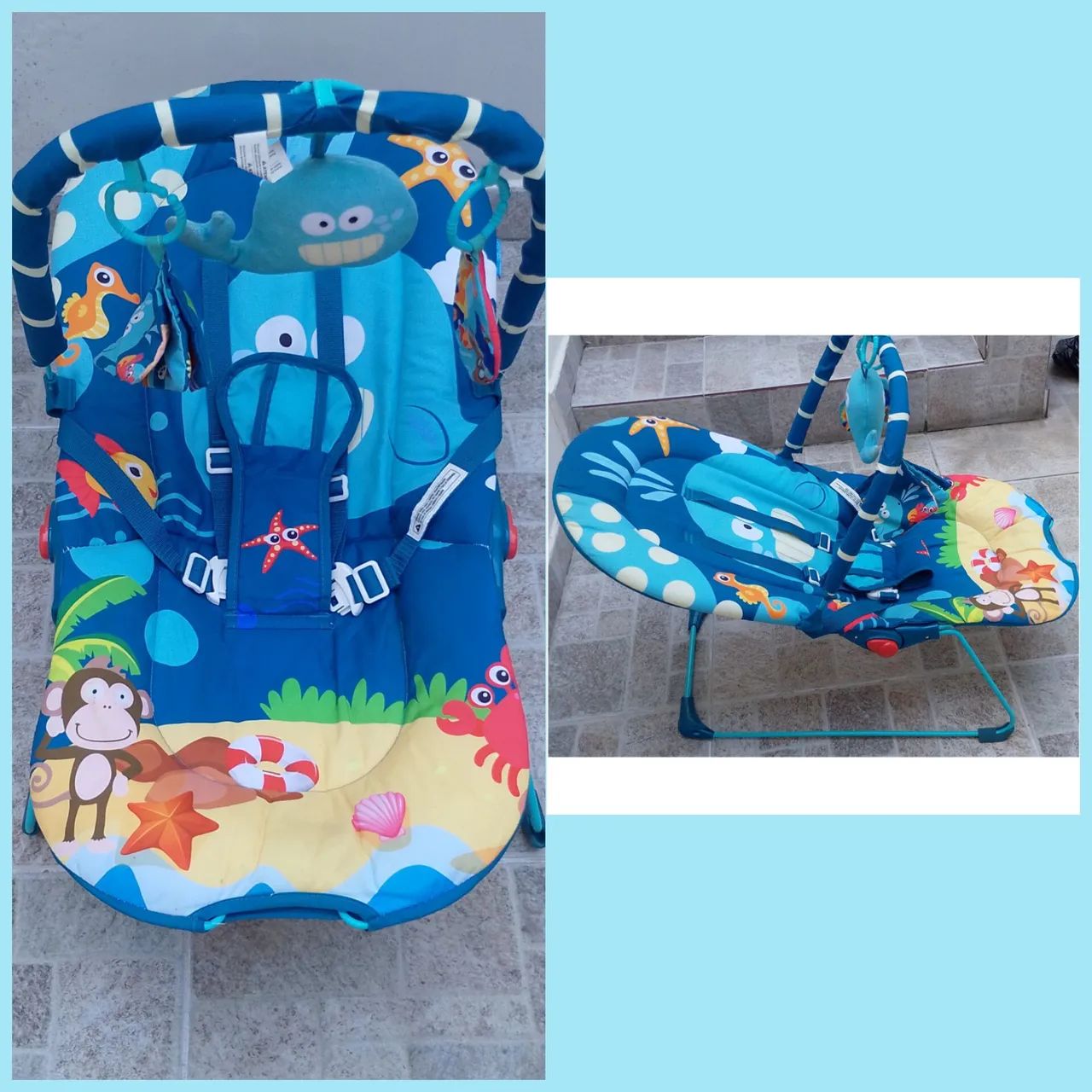 Cadeirinha de descanso bebê 