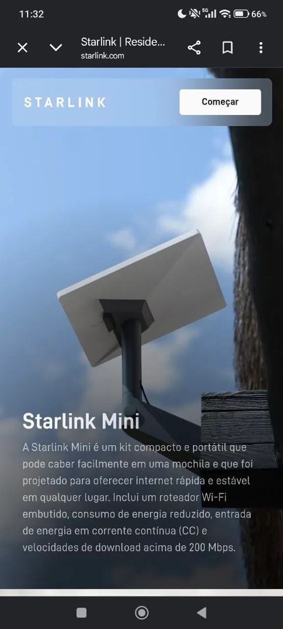 STARLINK PRA CARRO E PRA CASA - Foto 2