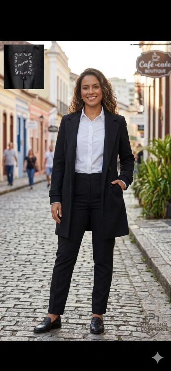 Blazer Preto Feminino Novo - Nunca Usado | Elegante