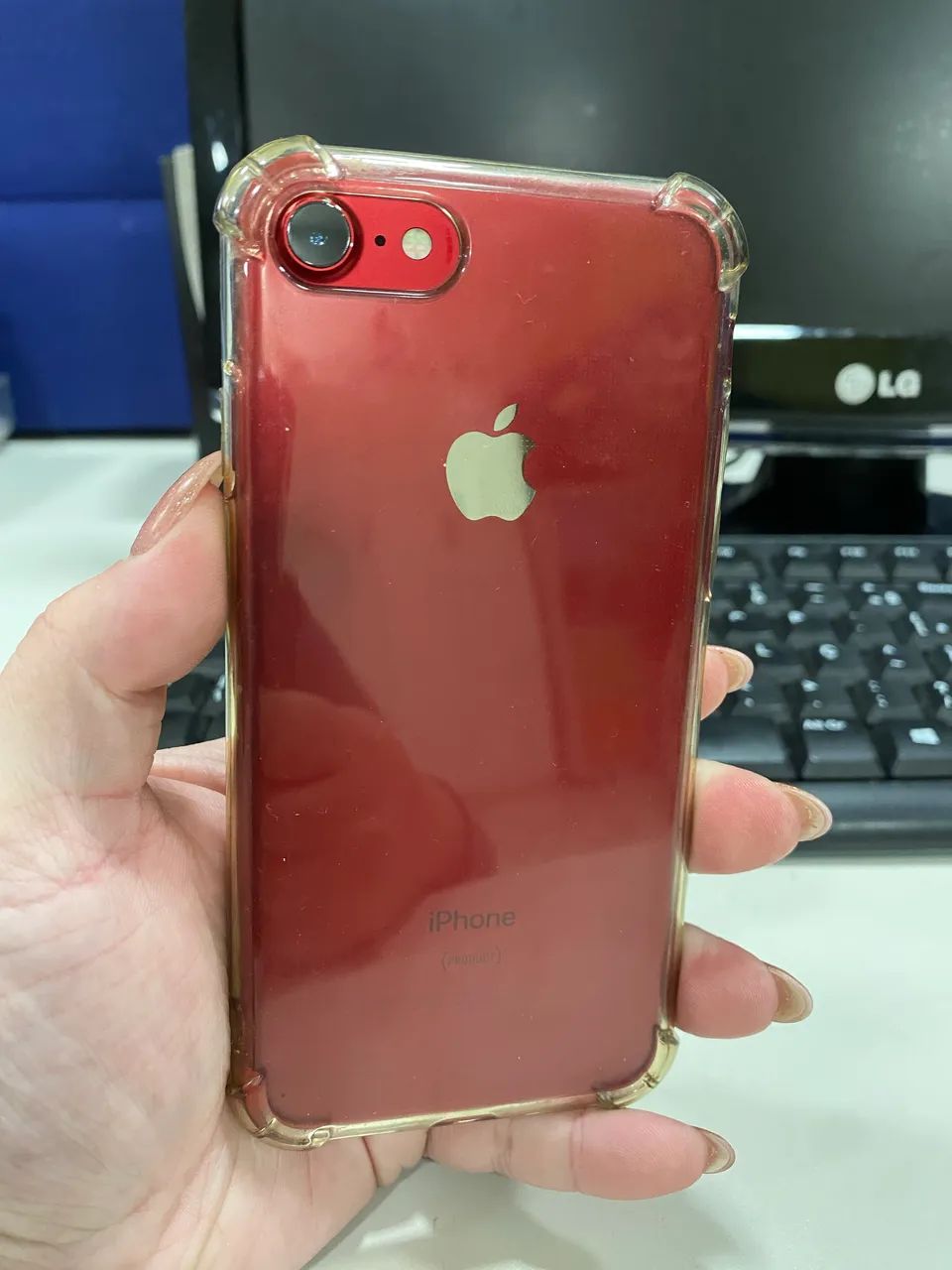 IPHONE 7 VERMELHO 128GB  - Foto 2
