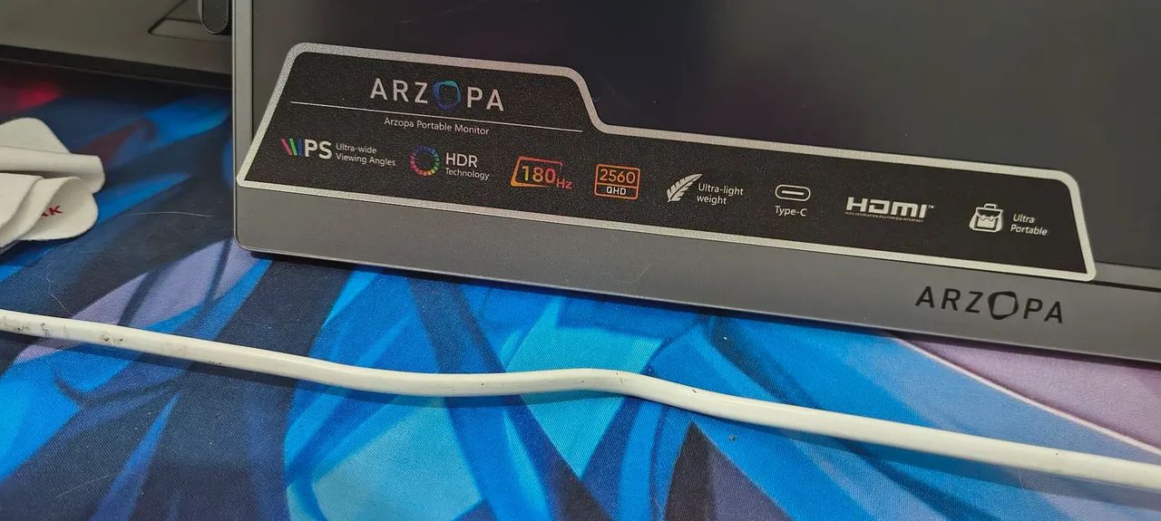 Monitor arzopa 2.5k 180hz 16.1 polegadas - Foto 2