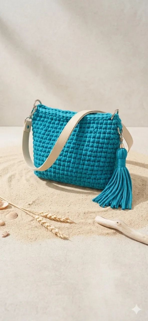 Bolsa de crochê  - Foto 2