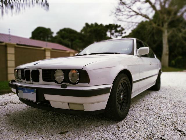 Rarissima BMW E34 525i 1990 - Interior Azul Marinho - Foto 3