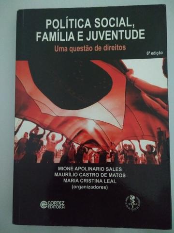 Livro Política Social, Família e Juventude