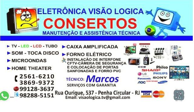 Eletrônica visão logica (conserto-manutenção e assistência técnica)