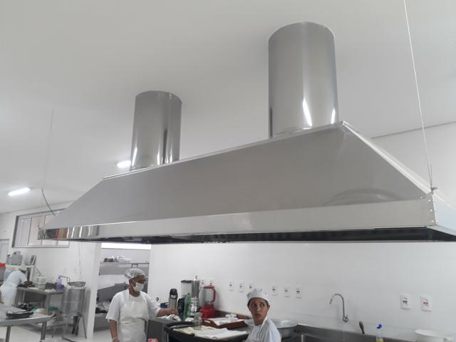 Coifas em aço inox