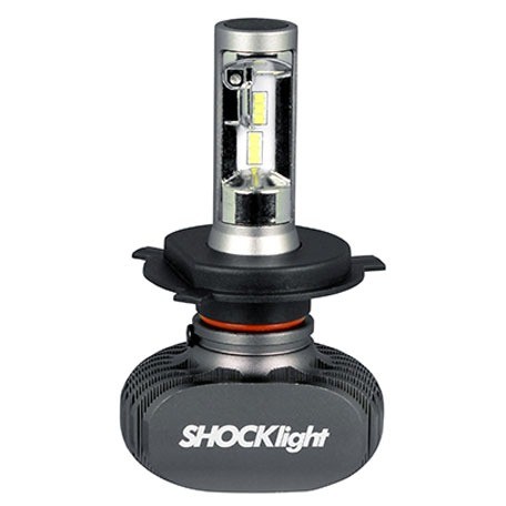 Lâmpada Ultra led Titanium Shocklight H4 6000K 50w 5.000 Lumens P/ Moto