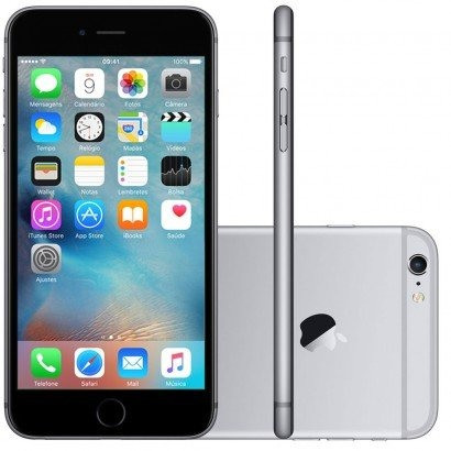 Apple iphone 6 16gb Cinza Espacial 8Mpx Tela 4.7 Retina