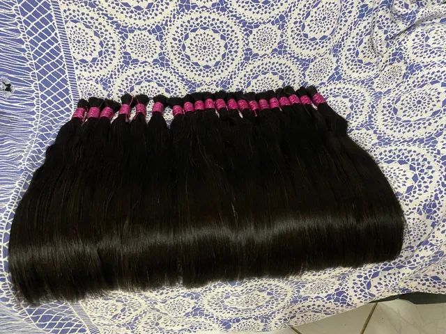 Cabelo humano de 55,65 e 75cm 