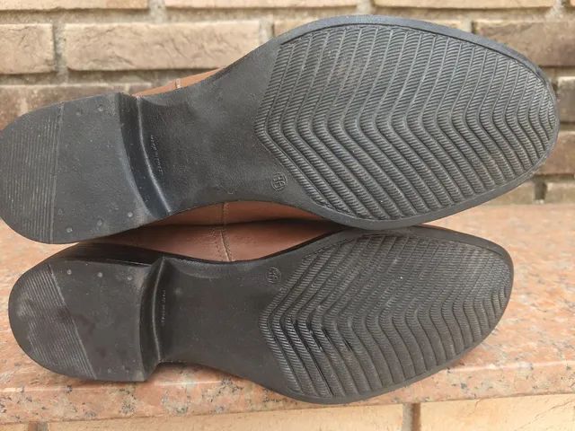 Bota couro com matelasse num.36 - Foto 5