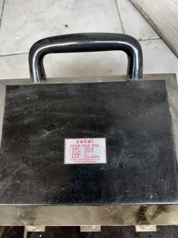Chave faca seca 400A 500v