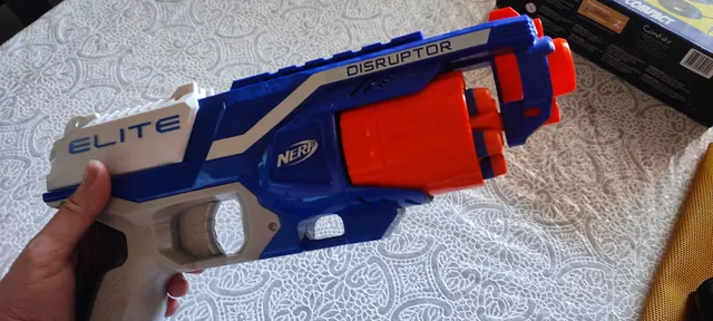 Nerf, Lançador Elite Disrupter, Vermelho e Cinza