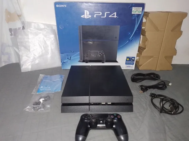 Ps4 Fat 2tb Usado + Dois Jogos Físicos Garantia E Nf