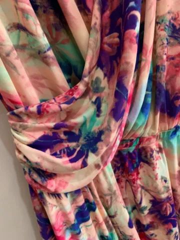 (TAM: M) Vestido Saída Praia Blue Beach - Foto 5