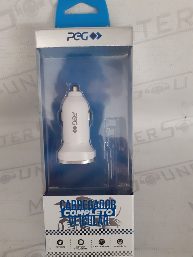 Fonte carregador ve. Com 3 entradas usb. Novo. - Foto 2