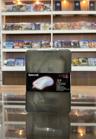 Mouse Gamer Redragon Cobra Lunar White | Loja Fisica | Até 12x Sem Juros