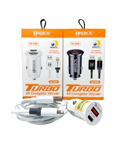 Kit Carregador e Cabo Turbo Veicular  - Foto 4