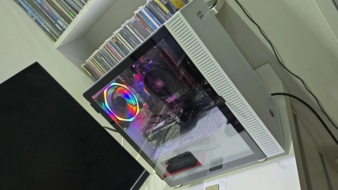 PC Gamer Placa ASUS Prime B450M + Rayzen 5 1600AF +16GB + M2 240GB + RX550 + SSD 480 + XPG