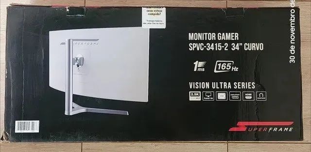 monitor gamer superframe vision ultra 34 pol ultrawide