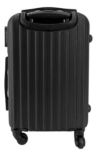 Mala Viagem 4 Rodas 360° 20 Polegadas Preta