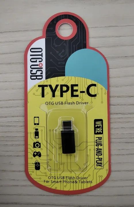Adaptador OTG Micro USB e Tipo C - NOVO - Foto 3