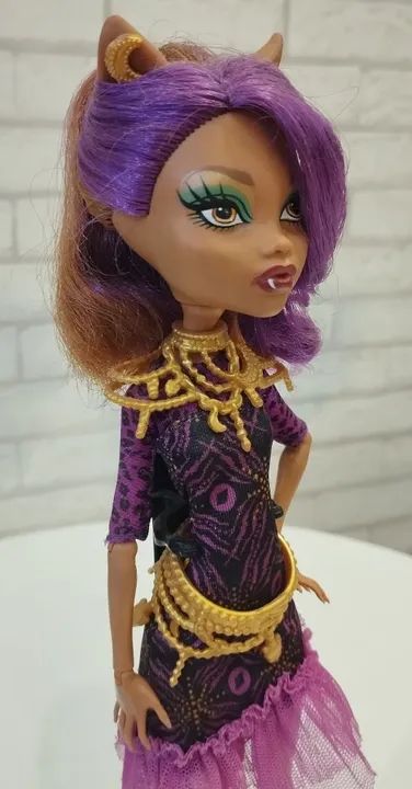 Boneca Monster High Clawdeen Wolf - Monstros, Câmera, Ação. - Foto 3