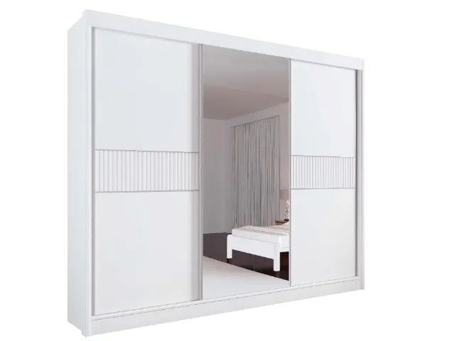 quarto roupeiro casal 100% mdf com espelho  - Foto 2