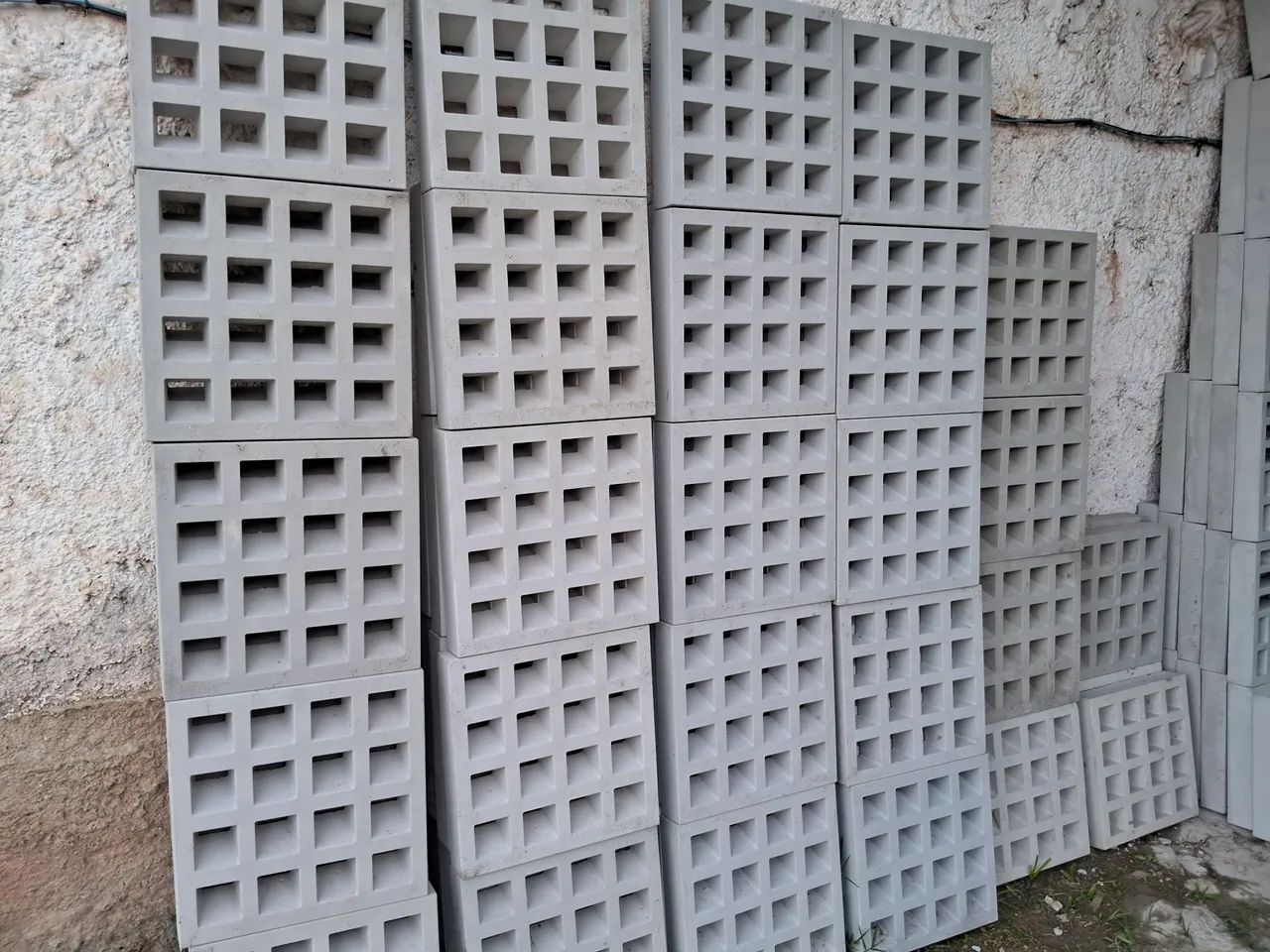 Cobogó 39x39 anti chuva 