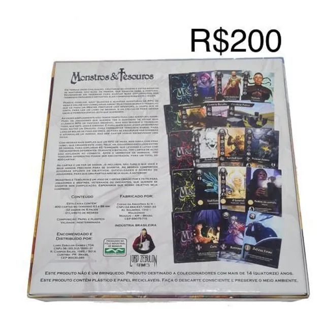 Jogo de cartas Monstros & Tesouros - Foto 2