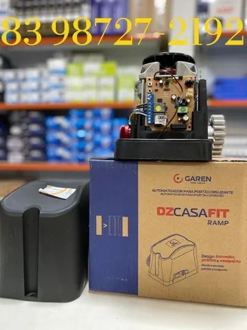 Motor para portão Garen DZ casa com garantia de fábrica kit completo - Foto 4