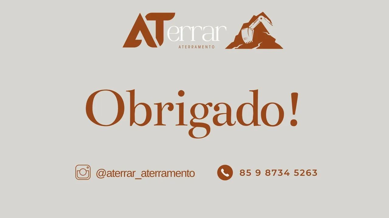 Aterro de terrenos, serviços de escavação, terraplenagem e muito mais!