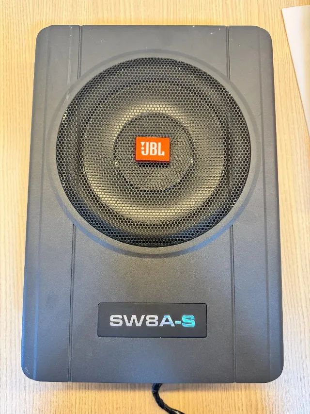 Subwoofer caixa ativa JBL selenium Slim 8'' SW8A-S amplificado.