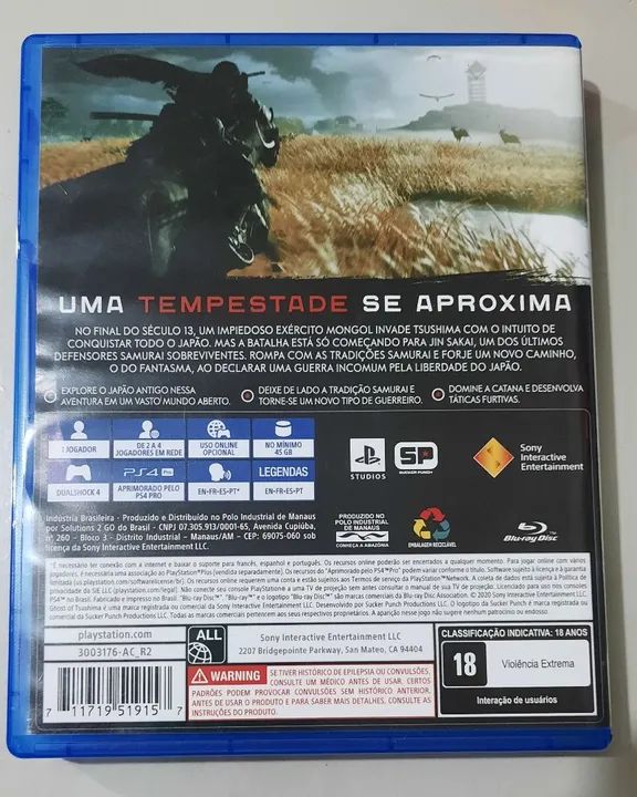 Jogo Ghost of Tsushima - Foto 2