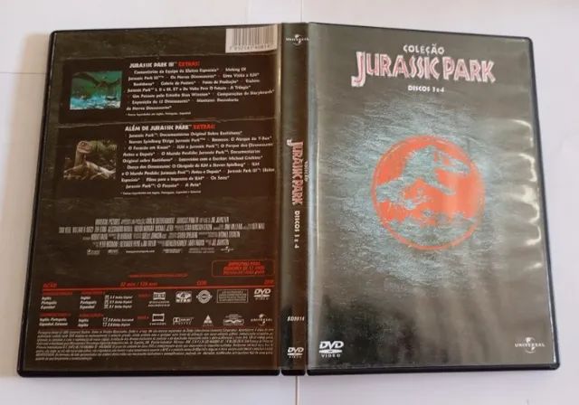 ( Leia ) DVD Duplo Coleção Jurassic Park Discos 3 E 4