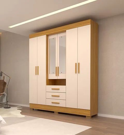 Guarda Roupa 6 Portas Debora, 100% MDF - ACP Moveis