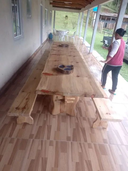 Mesa de pinheiro  - Foto 4